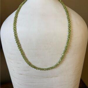 Peridot Beaded Necklace